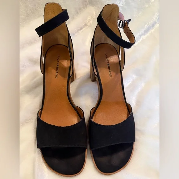 Lucky Brand Black and Brown Women's Sandals - Picture 4 of 13